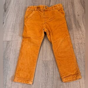 Kids Mustard Corduroy Pants - 2T
